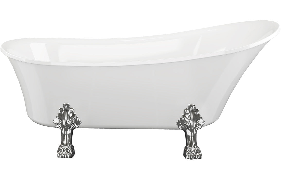 Bowline Freestanding Bath 1620x700x770mm w/Feet