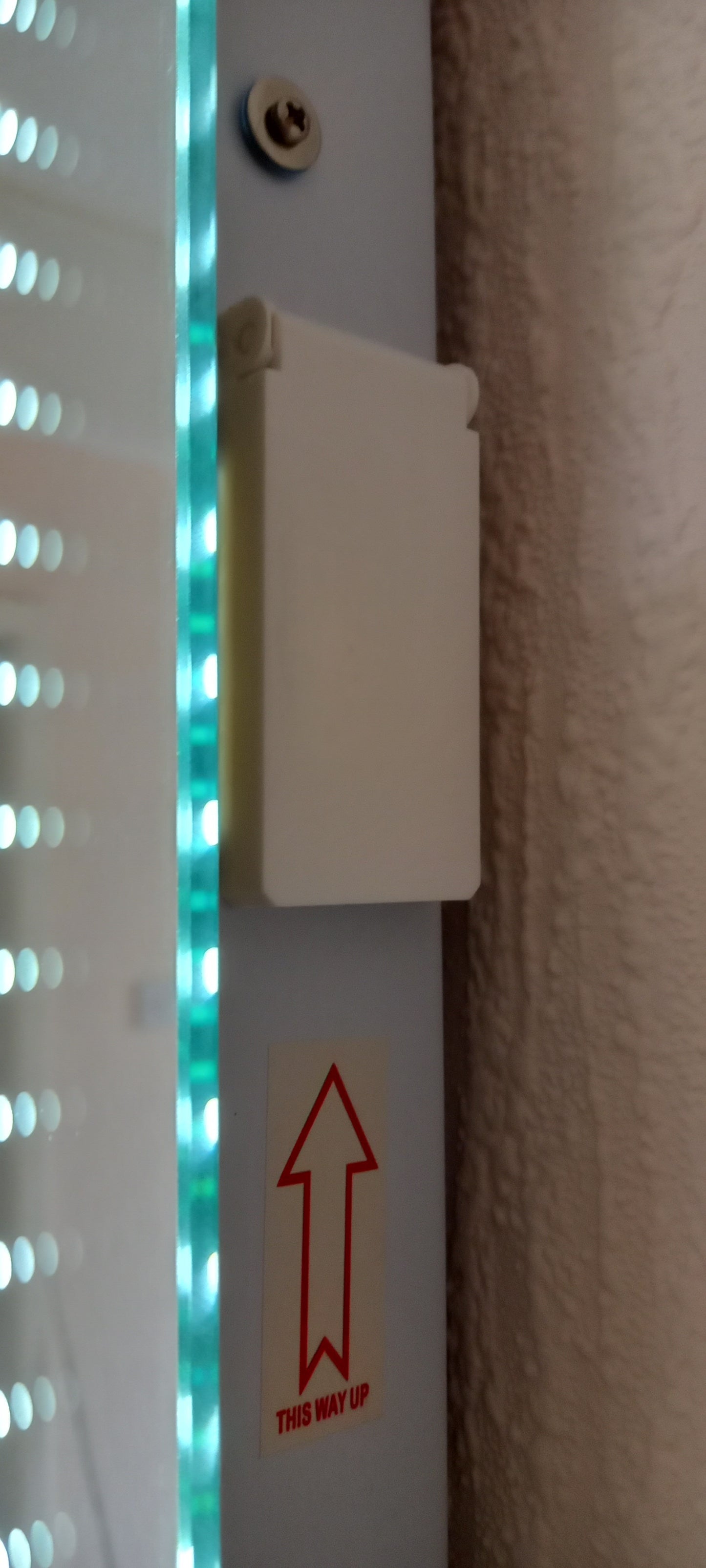Andromeda Plus LED Mirror with Sensor Switch, Demister & Shaver Socket (500 x 390mm)