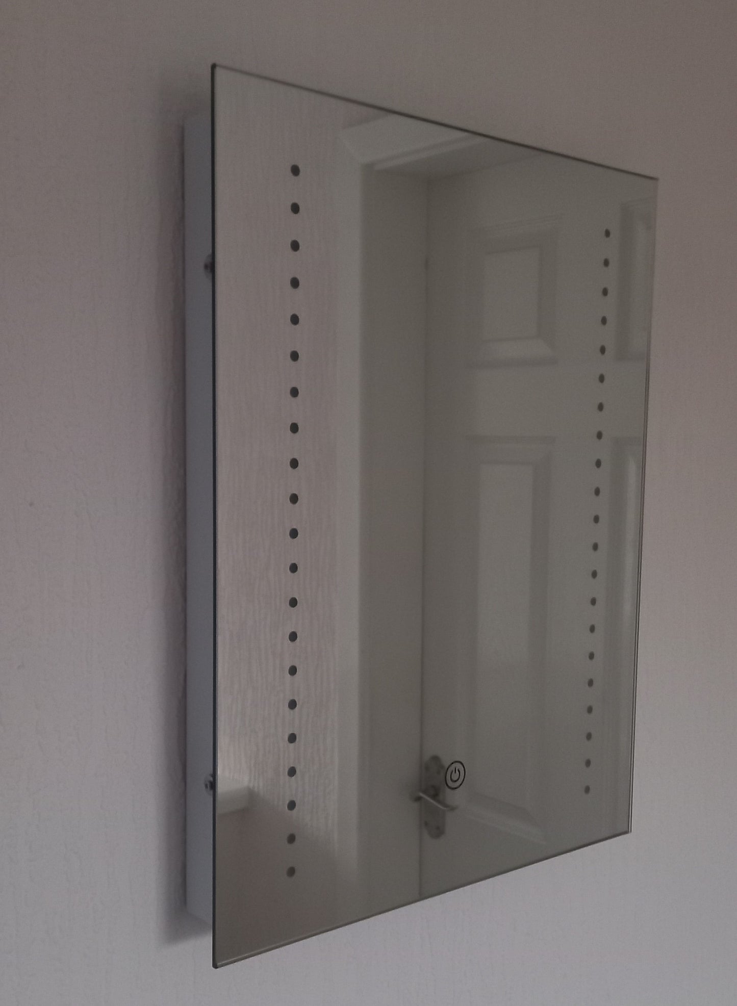 Andromeda Plus C LED Mirror with Touch Switch, Demister & Shaver Socket (500 x 390mm)
