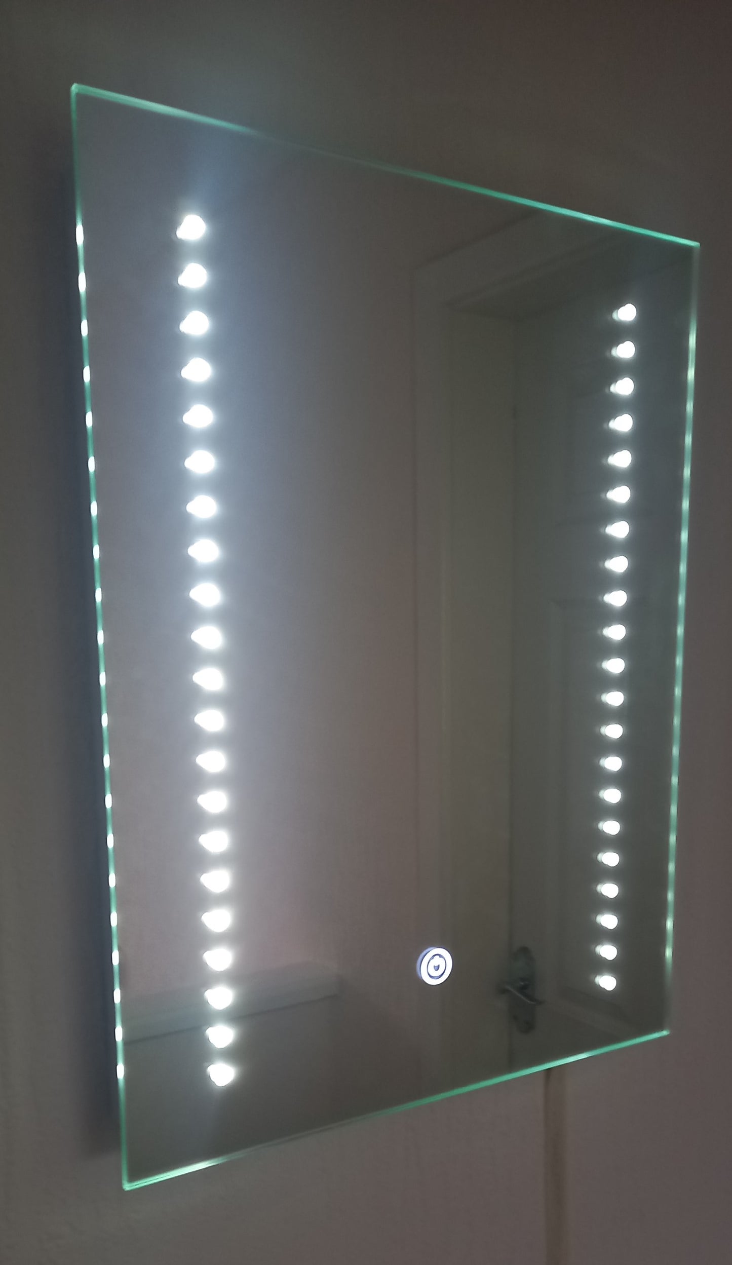 Andromeda Plus C LED Mirror with Touch Switch, Demister & Shaver Socket (500 x 390mm)