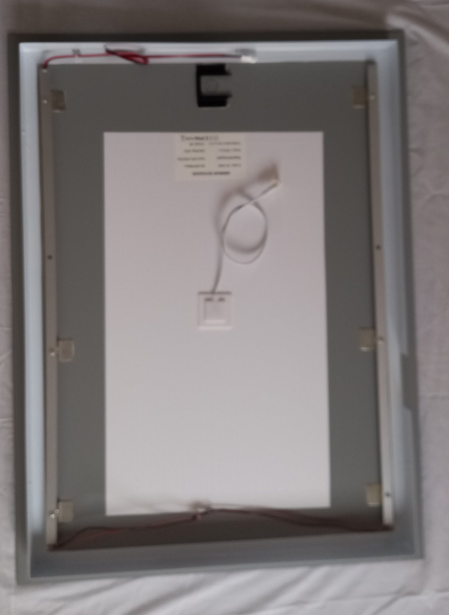 Galaxy Plus C LED Mirror with Touch Switch, Demister & Shaver Socket (800 x 600mm)