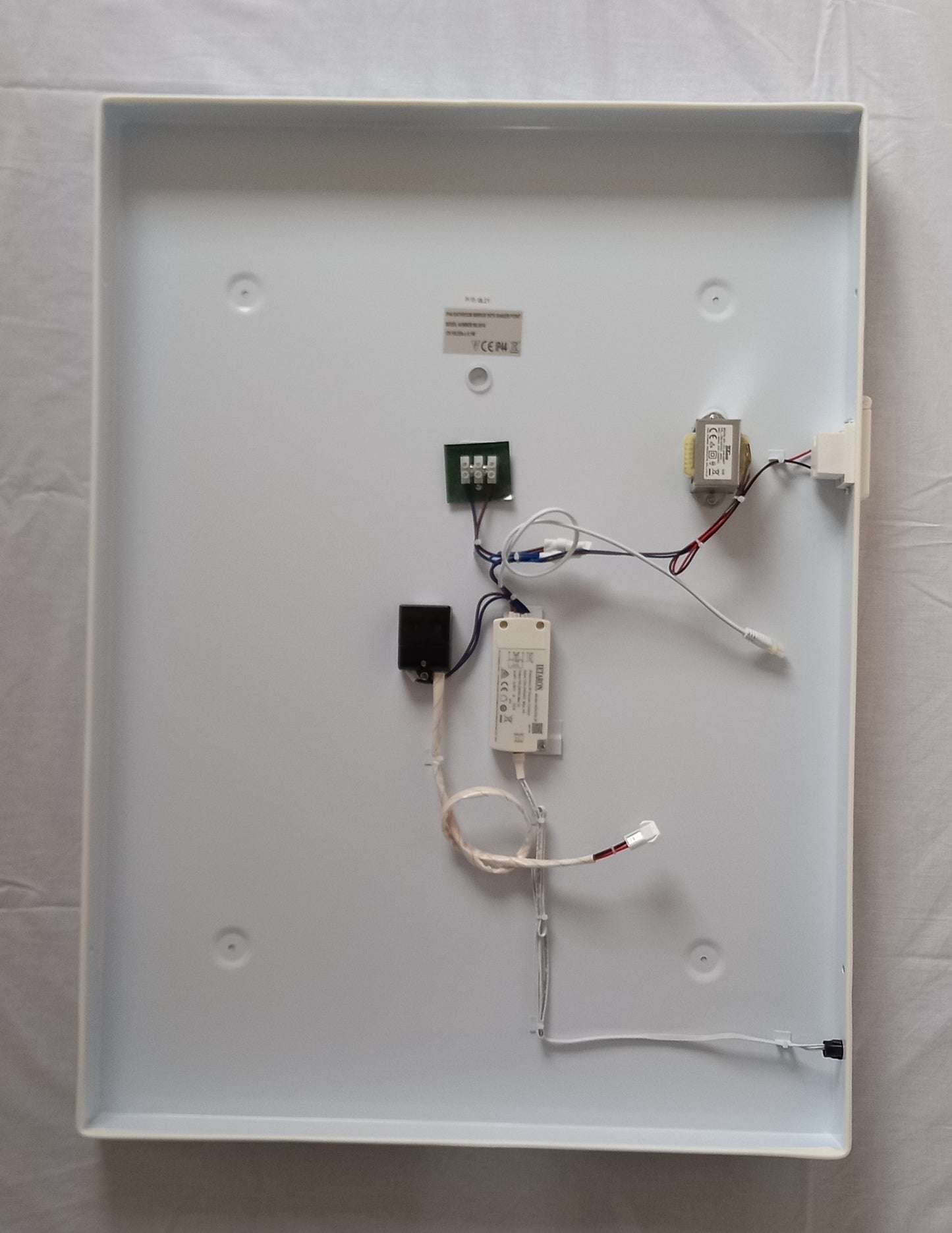 Andromeda Plus LED Mirror with Sensor Switch, Demister & Shaver Socket (500 x 390mm)