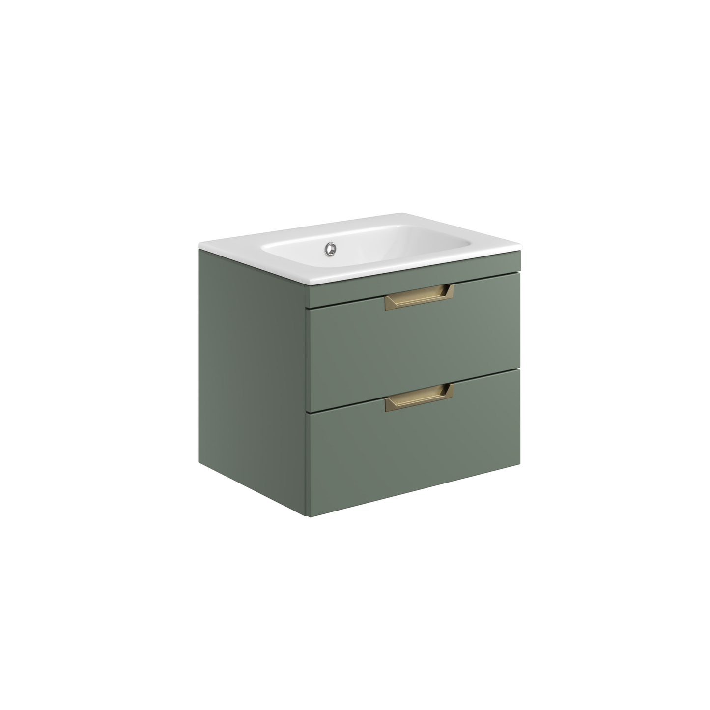 Aubrey Wall Hung Vanity units with Basin - Reed Green (2 sizes)