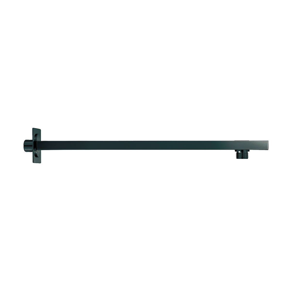 Scudo Square Wall Arm for fixed shower head - Black