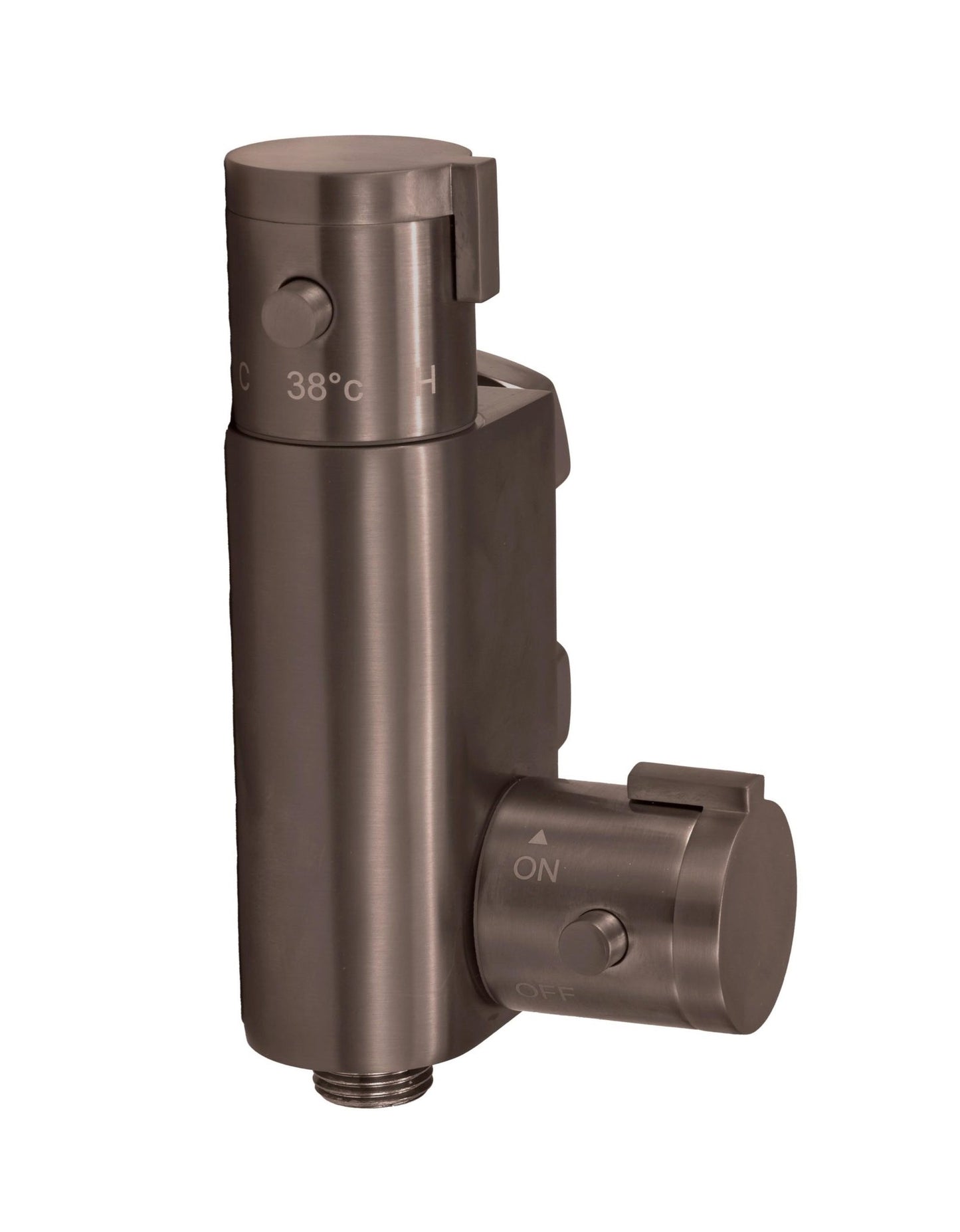 Scudo Douche Brushed Bronze -Thermostatic Vertical Valve
