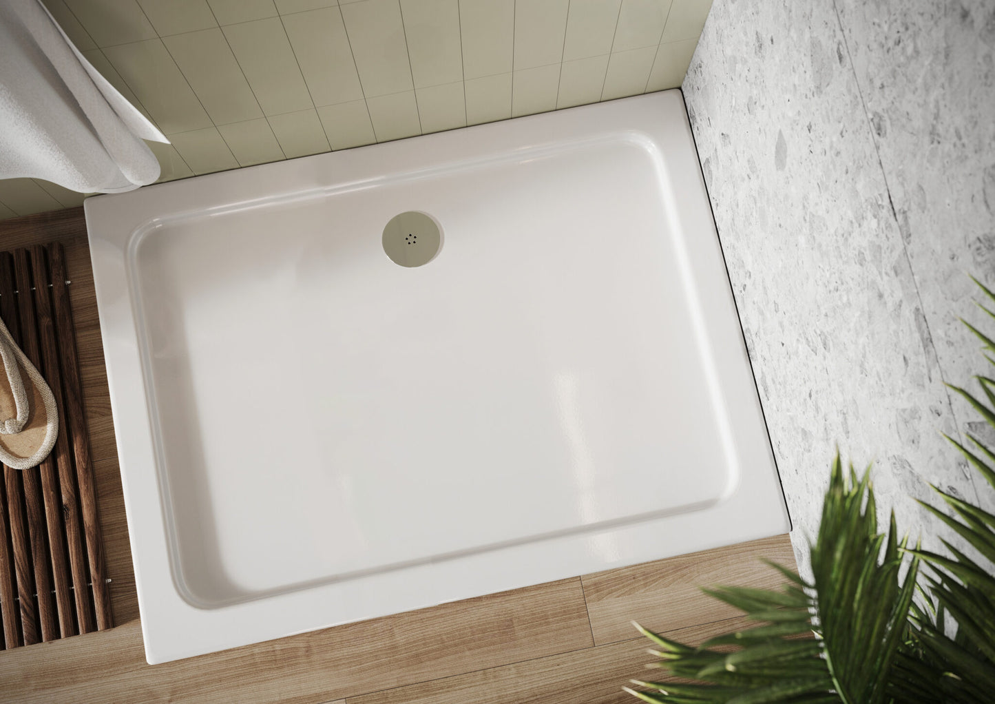Scudo Rectangular 30mm Shower Trays 900mm & 1000mm Long