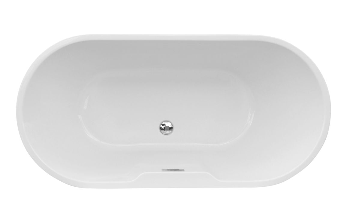 Citadel Freestanding in White (1550x745x580mm or 1655x745x580mm) Bath