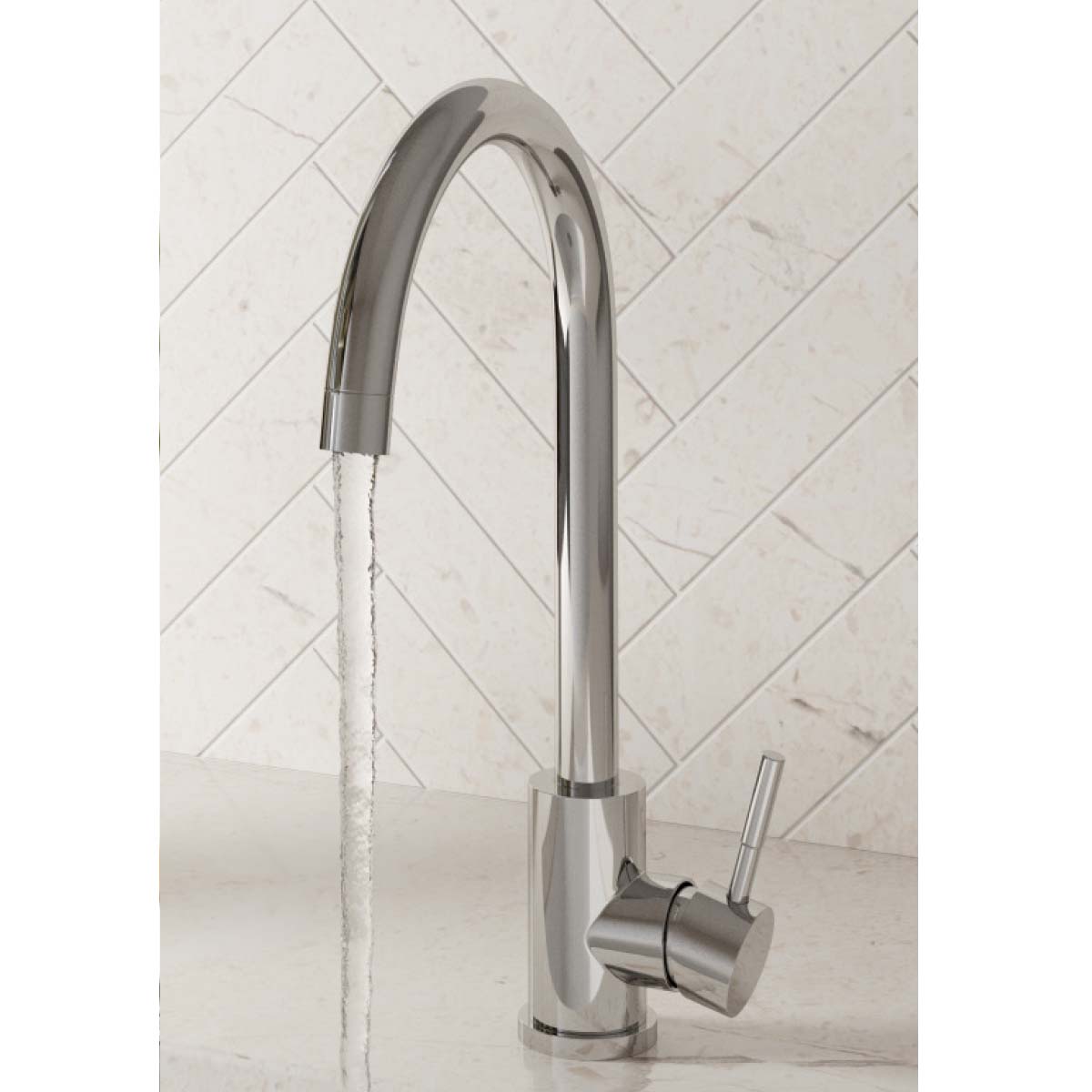 Scudo Manhattan Kitchen Tap in Chrome