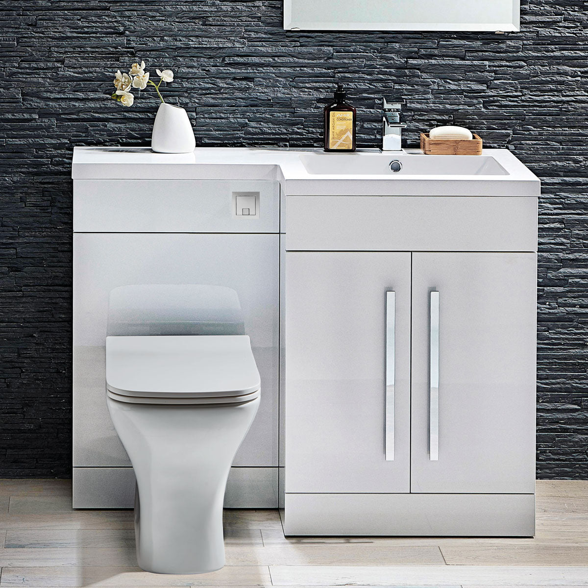 Scudo Lili 1100 Gloss White Furniture Set