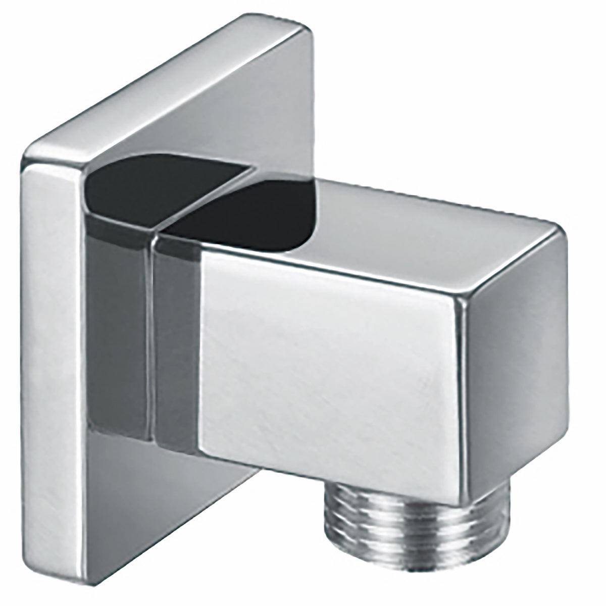 Scudo Square Chrome Shower Outlet Elbow