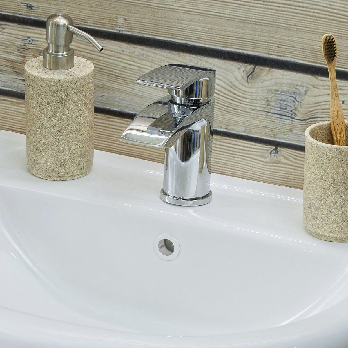 Scudo White Round Overflow Insert