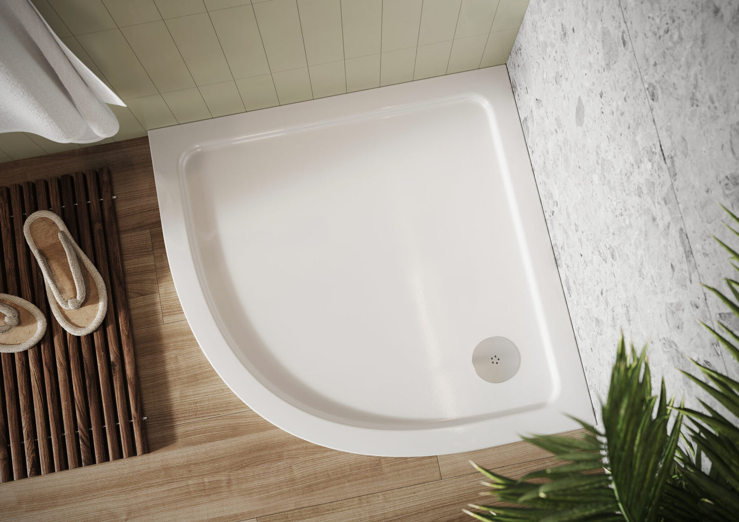 Scudo Quad 30mm Shower Trays (Equal)