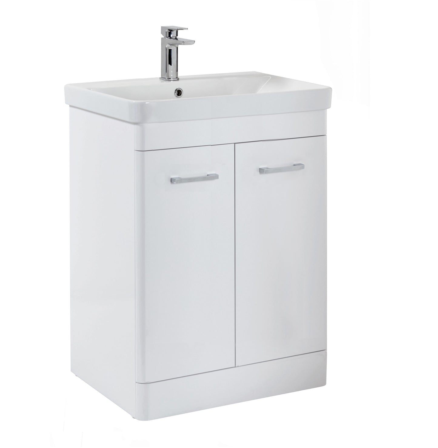 Rossini 800mm wide Vanity with Basin - Gloss White