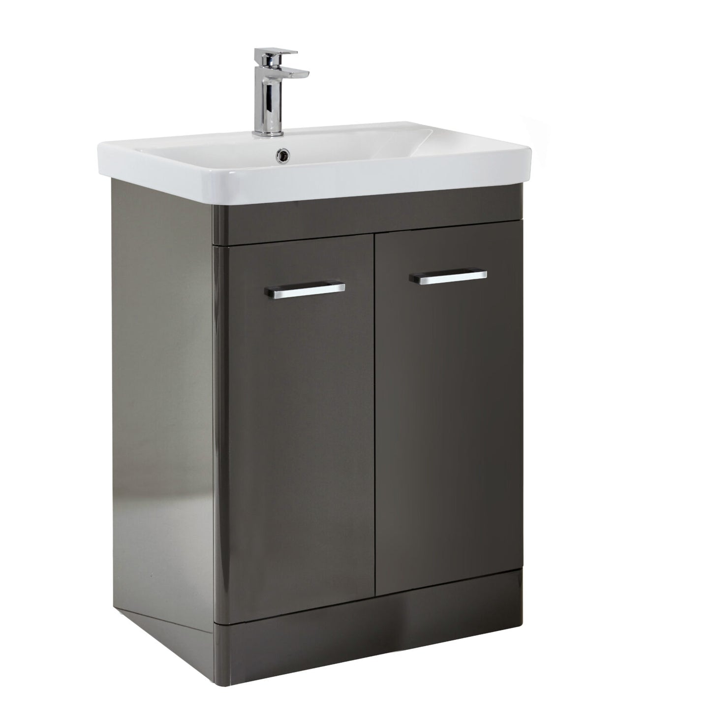 Rossini 800mm wide Vanity with Basin - Wolf Grey