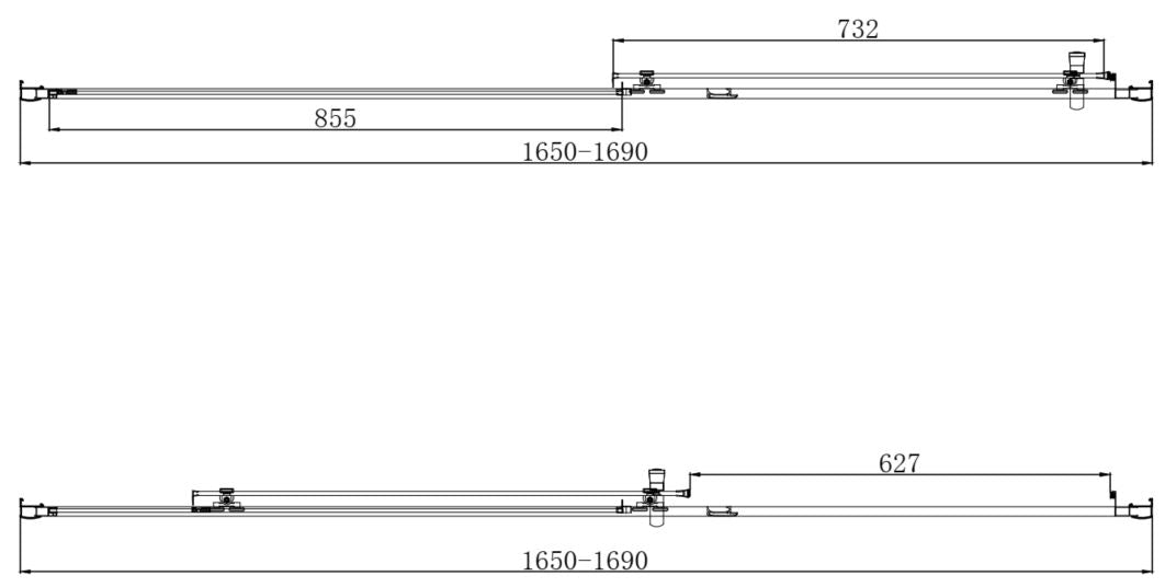 Scudo Chrome S6 Sliding Door (Combine with Side Panel to make Shower Enclosure) - 6mm Glass