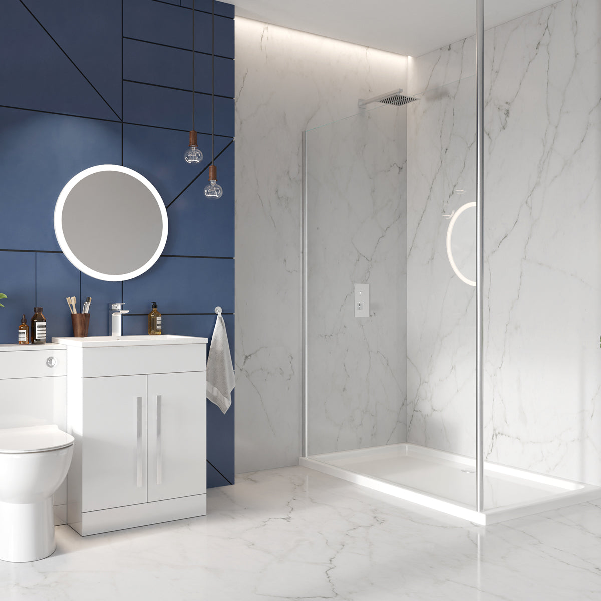 Scudo S8 Wetroom Floor to Ceiling support Post up to 3m