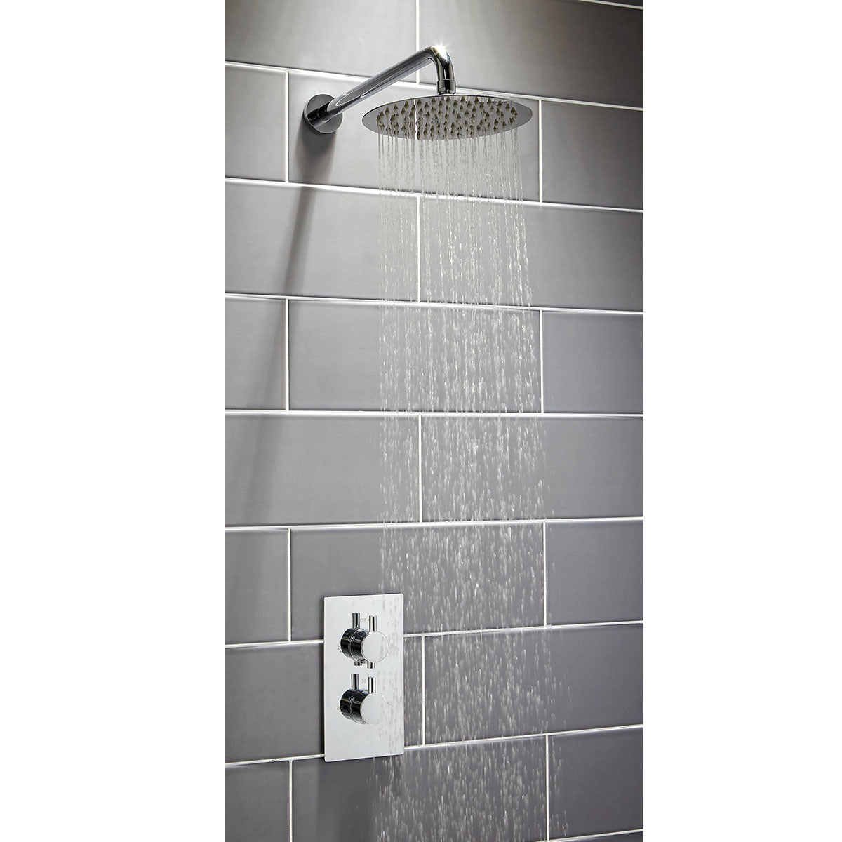 Scudo Round Wall Arm for fixed shower head
