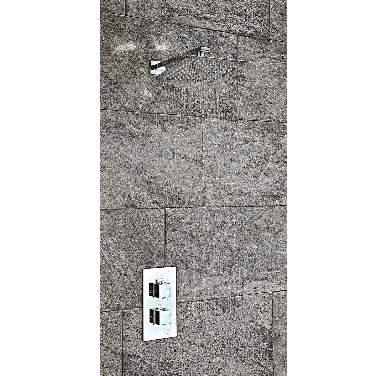 Scudo Square Wall Arm For Fixed Shower Head