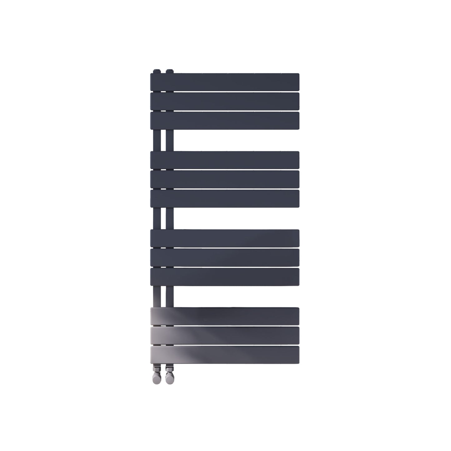 Scudo Thames Carbon Anthracite Heated Towel Warmer 800, 1150 & 1640mm High