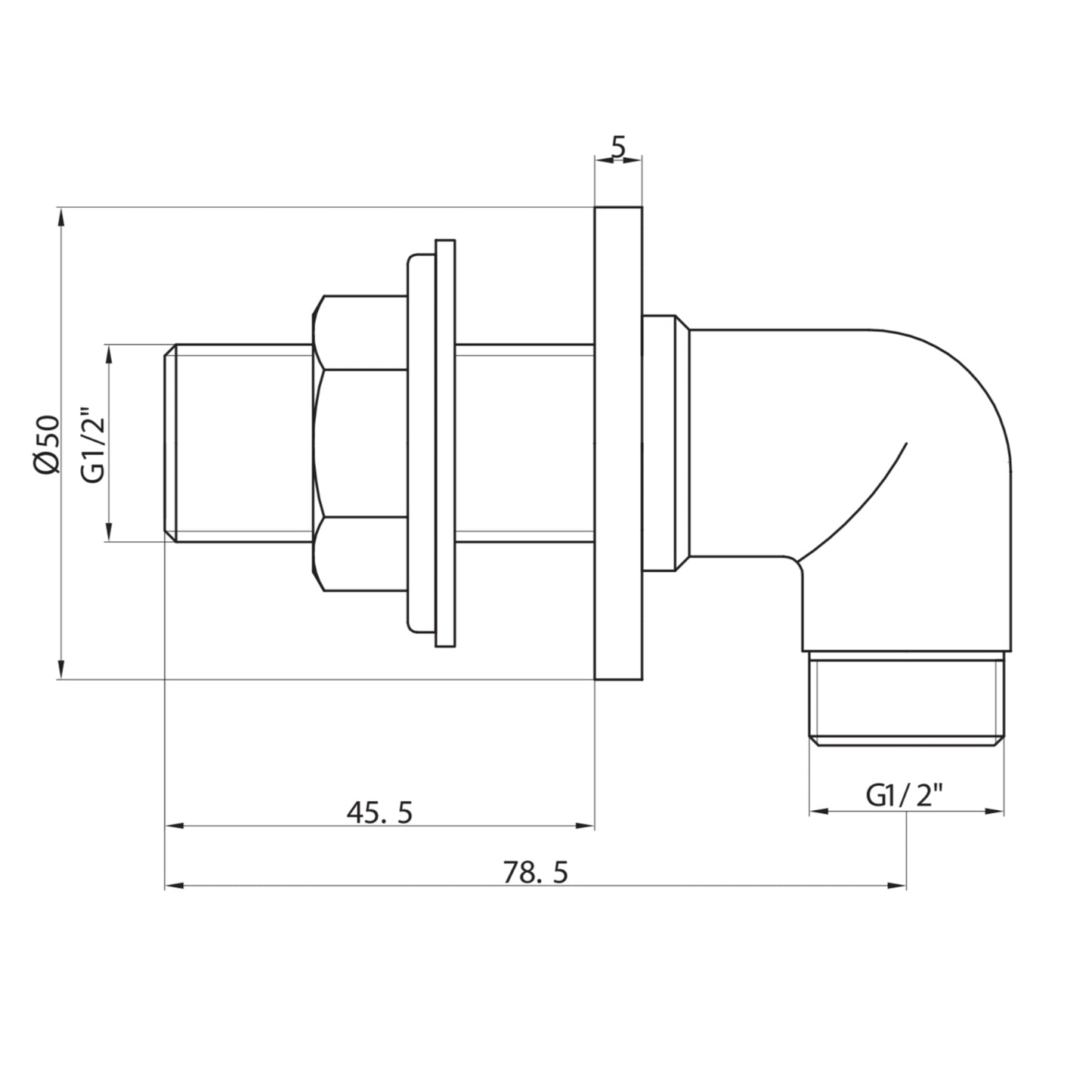 Scudo Traditional Outlet Elbow