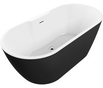 Citadel Freestanding in Black 1655x745x580mm Bath