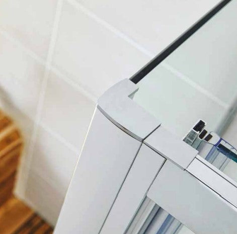 Scudo Chrome S6 Sliding Door (Combine with Side Panel to make Shower Enclosure) - 6mm Glass
