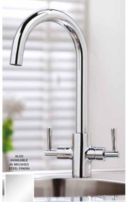 Scudo Kingston Kitchen Tap (Available Chrome and Brushed Stainless)