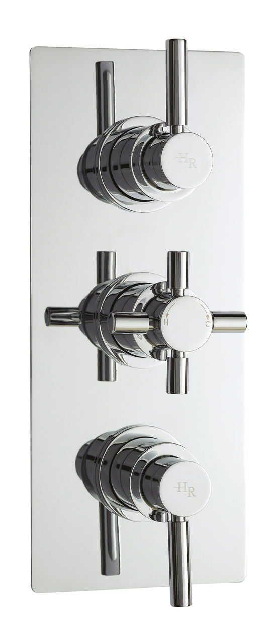 Triple Thermostatic Shower Valve With Diverter