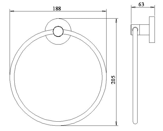 Towel Ring - Round