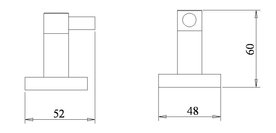 Single Robe Hook - Round