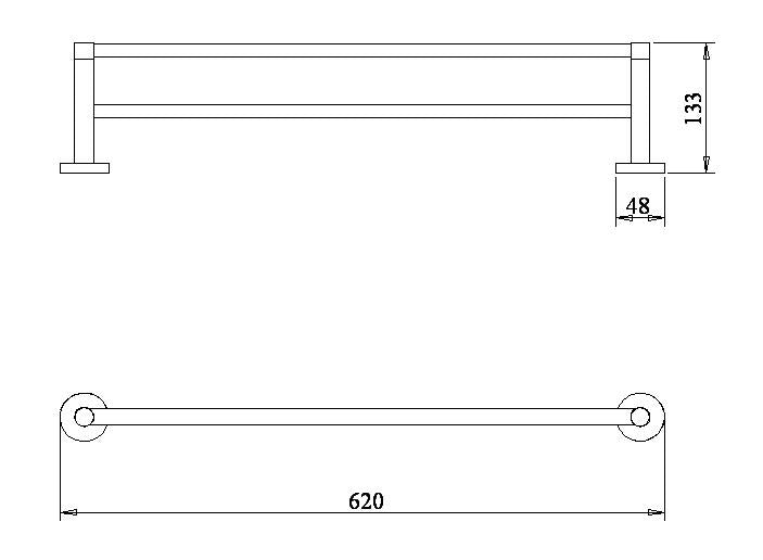 Double Towel Rail