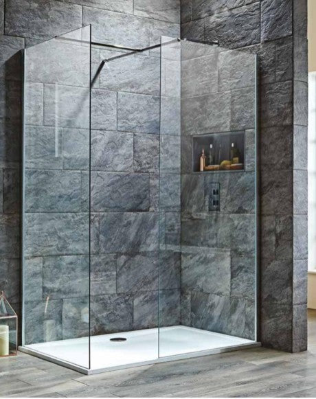 Scudo  S8 Wetroom Glass 8mm thick - 2000mm High System