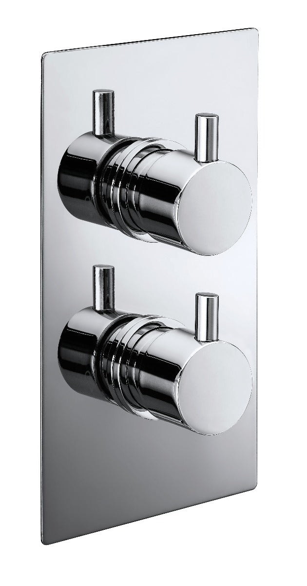 Scudo Round Thermostatic Concealed Shower Set Two