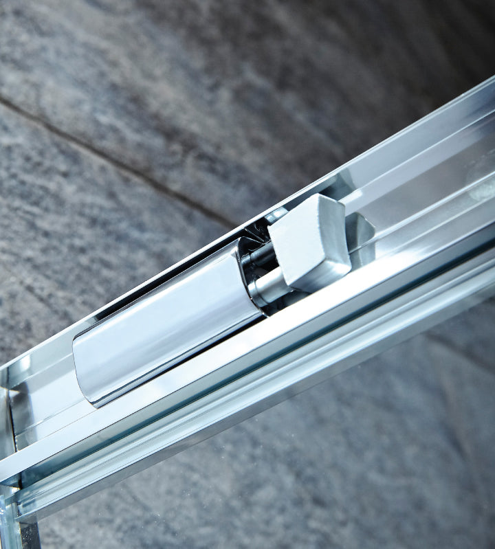 Scudo Luxury Chrome S8 Double Door Equal Quadrant Shower Enclosures - 8mm Glass