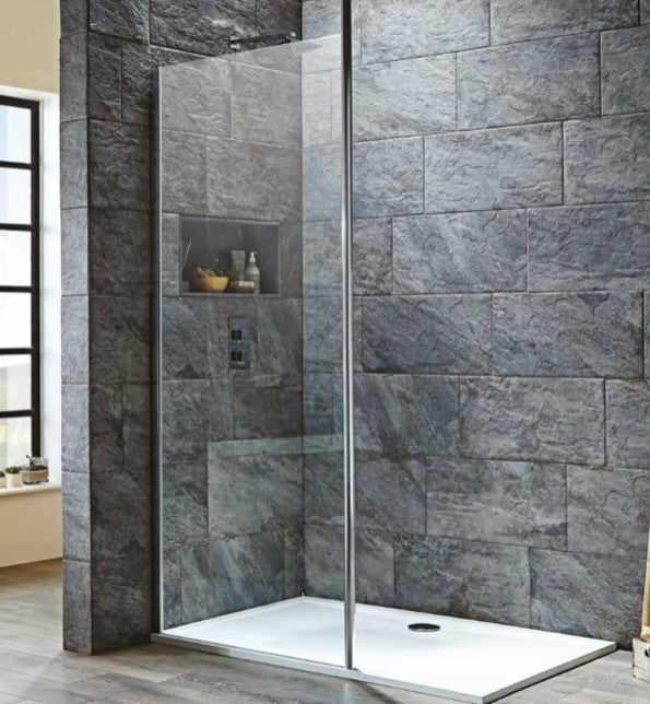 Scudo  S8 Wetroom Glass 8mm thick - 2000mm High System