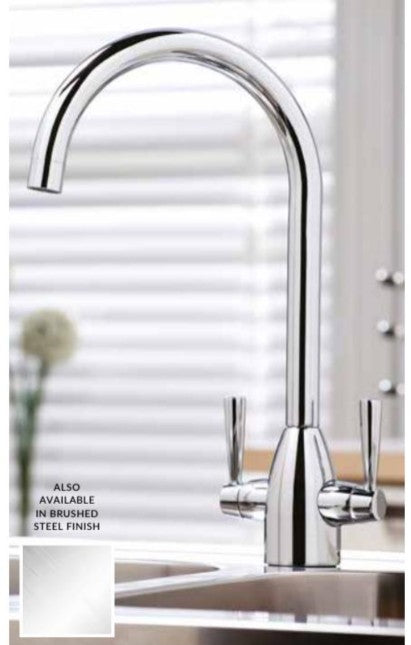 Scudo Marlo Kitchen Tap (Available Chrome and Brushed Stainless)