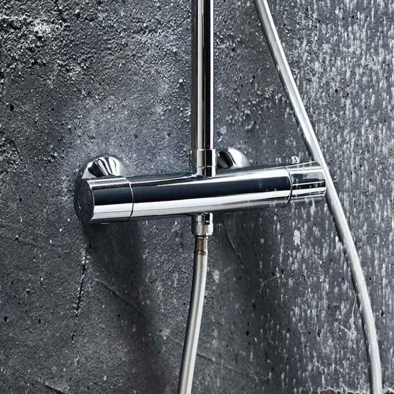 Scudo Messi Cool Touch Bar Shower Kit with  Rigid Riser & Hand Shower