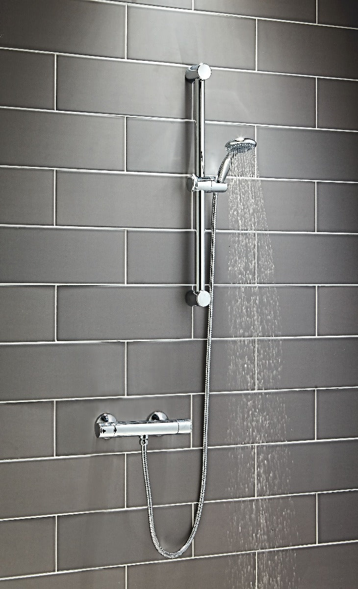 Scudo Round Thermostatic Exposed Shower Set One