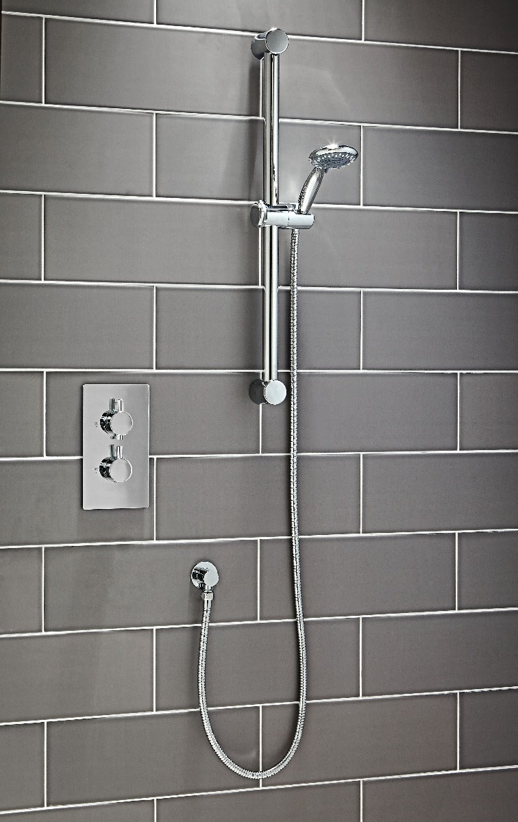 Scudo Round Thermostatic Concealed Shower Set Two