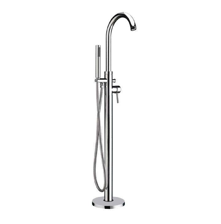 Scudo Premier Freestanding Bath Tap with Hand Shower