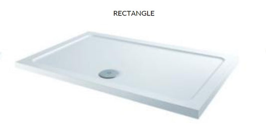 Scudo Rectangular 40mm Shower Trays 1400  to 1700mm