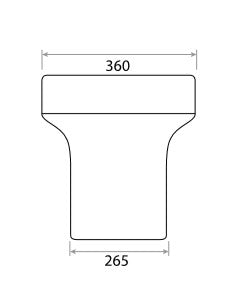 Scudo Denza Back to Wall WC - inc Soft close seat