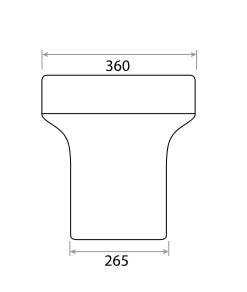 Scudo Denza Back to Wall WC - inc Soft close seat