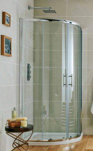 Scudo S6 Double Door Quadrant Shower Enclosures- 6mm Glass