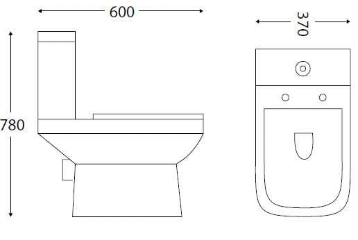 Scudo Porto Sanitaryware Set