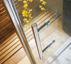 Scudo Chrome S6 BiFold Door (Combine with Side Panel to make Shower Enclosure) - 6mm Glass