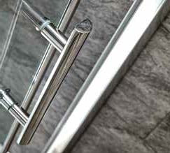 Scudo Luxury S8 Sliding Door (Combine with Side Panel to make Shower Enclosure) - 8mm Glass