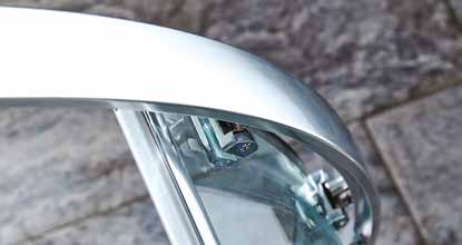 Scudo Luxury Chrome S8 Double Door Offset Quadrant Shower Enclosures - 8mm Glass
