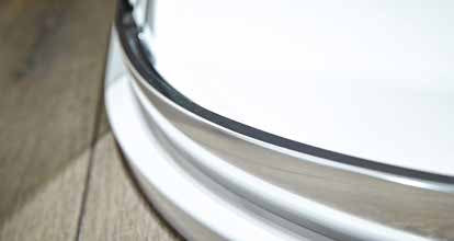 Scudo Luxury Chrome S8 Single Door Offset Quadrant Shower Enclosures - 8mm Glass