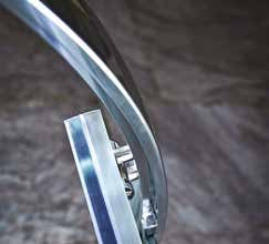 Scudo Luxury Chrome S8 Single Door Offset Quadrant Shower Enclosures - 8mm Glass